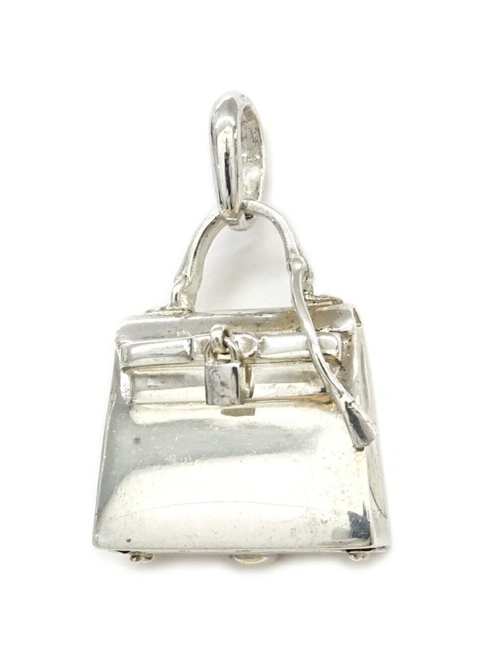 Hermes Pendant Kelly Motif Silver